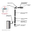 INTERSTOVES - Pack Poêle à granules GIOIA 9 Etanche + Kit Conduit Ventouse (sortie façade) - - vignette