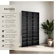TECTAKE - Étagère bibliothèque rangement média noir 180 x 102 x 23,5 cm 27 compartiments 24 étagères réglables - vignette