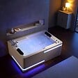 DISTRIBAIN - Baignoire balnéo Masaya 57 jets Whirlpool - vignette