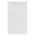 SWISS AQUA TECHNOLOGIES - Swiss Aqua Technologies Fusion Receveur de douche 160x90cm en marbre coulé, Blanc (SATFU16090BL) - vignette