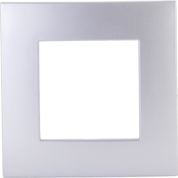 ZENITECH - Plaque de finition simple Kalya - Argent - Zenitech - large