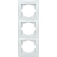 ZENITECH - Triple plaque encastrée Verticale Zyna - Blanc - Zenitech - vignette