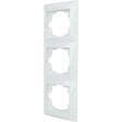 ZENITECH - Triple plaque encastrée Verticale Zyna - Blanc - Zenitech - vignette