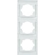 ZENITECH - Triple plaque encastrée Verticale Zyna - Blanc - Zenitech - vignette