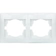 ZENITECH - Double plaque encastrée Zyna - Blanc - Zenitech - vignette