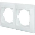 ZENITECH - Double plaque encastrée Zyna - Blanc - Zenitech - vignette