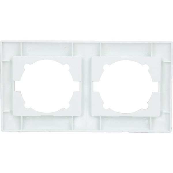ZENITECH - Double plaque encastrée Zyna - Blanc - Zenitech - large