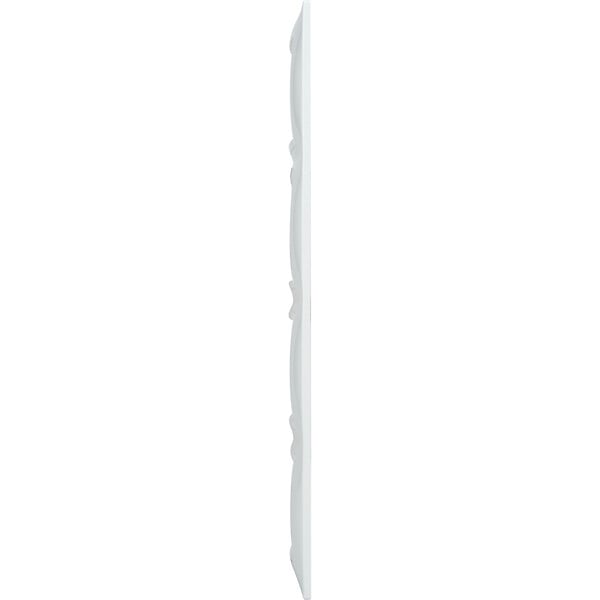 ZENITECH - Plaque encastrée 4 boîtes Verticales Zyna - Blanc - Zenitech - large