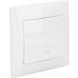 ZENITECH - Bouton sonnette encastré Zyna - Blanc - Zenitech - vignette