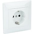 ZENITECH - Prise encastrée Schuko - Blanc - Zyna - Zenitech - vignette