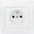 ZENITECH - Prise 2P+T encastrée Zyna - Blanc - Zenitech - vignette