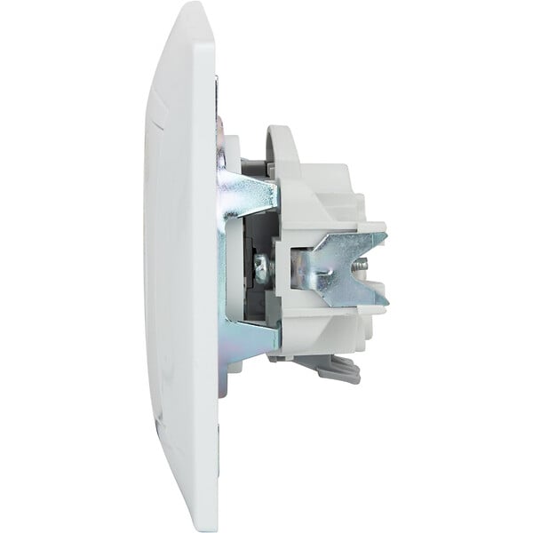 ZENITECH - Prise 2P+T encastrée Zyna - Blanc - Zenitech - large