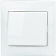 ZENITECH - Bouton poussoir encastré Zyna - Blanc - Zenitech - vignette