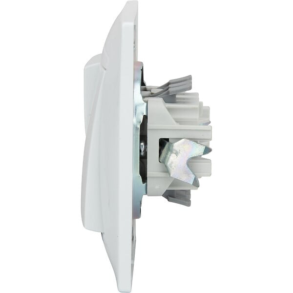 ZENITECH - Double va et vient encastré Zyna - Blanc - Zenitech - large