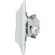 ZENITECH - Double va et vient encastré Zyna - Blanc - Zenitech - vignette