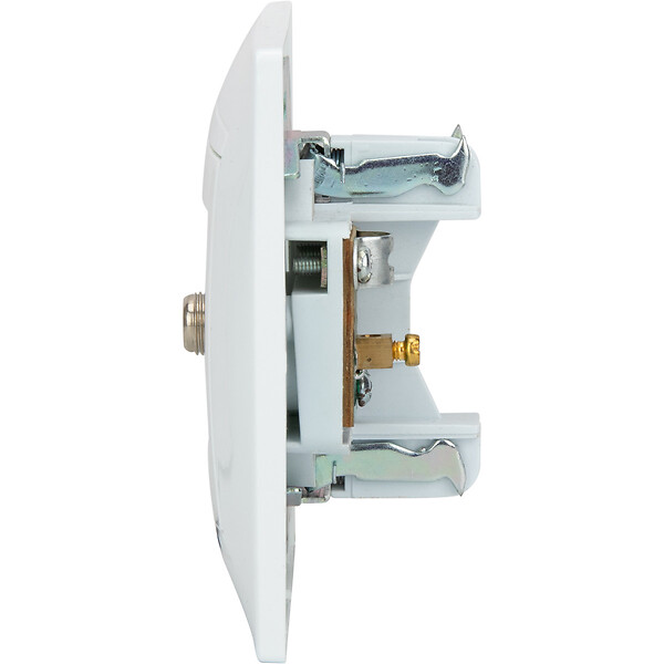 ZENITECH - Prise satéléphonelite F7 + TV Ø9,52mm Zyna - Blanc - Zenitech - large
