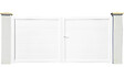 MOREY - Portail battant PVC Palma - Blanc - L.300xH.165cm - vignette