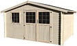 DECOR ET JARDIN - Abri de jardin en bois Valery - L.414xP.303cm - vignette