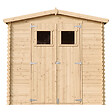 TIMBELA - Abri de jardin en bois - l236xL226xH218 cm / 4.33 m2 - M369 - vignette