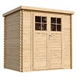 TIMBELA - TIMBELA M311F Abri de jardin en bois - l204xL142xH200cm / 2.22m2 - porte verrouillable de haute qualité - vignette