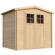 TIMBELA - Abri de jardin en bois - porte verrouillable de haute qualité- Stockage extérieur I236xL226xH218 cm/ 4,33 m2 - M369F - vignette