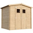 TIMBELA - TIMBELA M369+M369G Abri de jardin en bois AVEC SOL TRAITÉ - I236xL226xH218 cm / 4.33 m2 - vignette