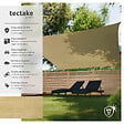TECTAKE - Voile d'ombrage carrée, beige beige - vignette