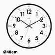 ORIUM - Horloge quartz silencieuse Oris Ø40cm - Noir - Orium - vignette