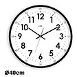 ORIUM - Horloge quartz silencieuse Oris Ø40cm - Noir - Orium - vignette