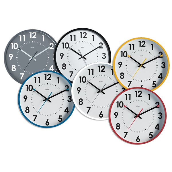 ORIUM - Horloge silencieuse Abylis Ø30cm - Bleu canard - Orium - large