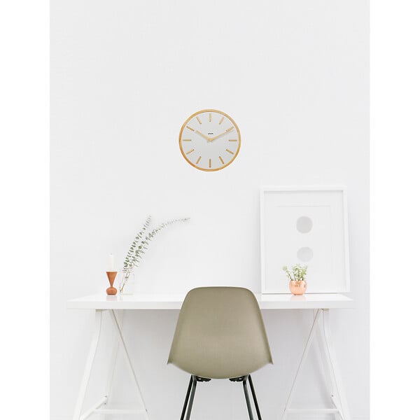 ORIUM - Horloge analogique Elegance Ø30cm - bois - Orium - large