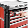 FACOM - Servante d'atelier vide FACOM  JET.6M3A - 6 tiroirs - rouge - vignette