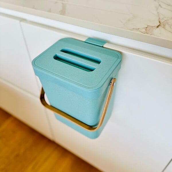KITCHEN MOVE - Poubelle de table seau à compost BODEN Bleu 5L - large
