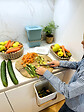 KITCHEN MOVE - Poubelle de table seau à compost BODEN Blanc 5L - vignette