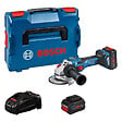 BOSCH - Meuleuse Ø125mm BOSCH GWS 18V-15 SC + 2 batteries Procore 18V 5.5 Ah + 1 chargeur GAL 18V-160 - L-Boxx - vignette