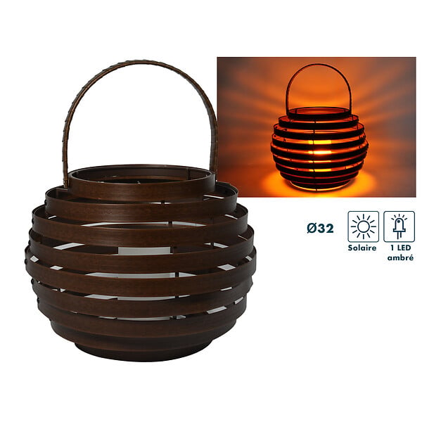 ORIUM - Lanterne solaire Honey h25cm - Orium - large
