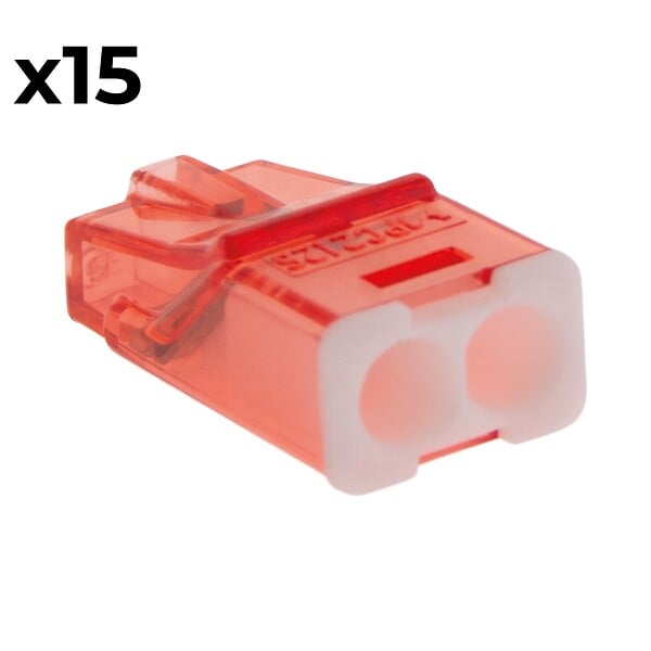 BLM - Sachet de 15 bornes 2 entrées mini connex - Blm - large