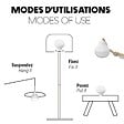 LUMISKY - Suspension nomade DARMA NOMAD D80 cm - vignette