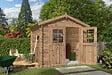 LASITAMAJA - ABRI BOIS TOURS 28 MM Surface HORS TOUT 5.76 M2 - TRAITE AUTOCLAVE - vignette
