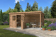 LASITAMAJA - Abri de jardin Sophy avec extension - Bois - 10.38m2 - vignette