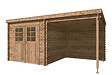 LASITAMAJA - Abri de jardin Sophy avec extension - Bois - 10.38m2 - vignette