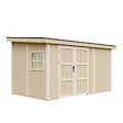 TIMBELA - Abri de Jardin Qualité Premium 8,68 m² - H231x248x412 cm - Sans plancher e  paroi latérale - Timbela M939B - vignette