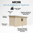 TIMBELA - Abri de Jardin Qualité Premium 8,68 m² - H231x248x412 cm - Sans plancher e  paroi latérale - Timbela M939B - vignette