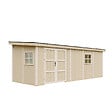 TIMBELA - Abri de Jardin Qualité Premium 14,3 m² - H231x248x648 cm - Sans plancher e  paroi latérale - Timbela M941B - vignette
