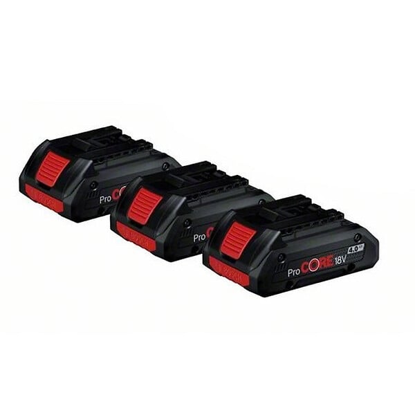 BOSCH - Perceuse-visseuse BOSCH GSR 18V-55 - 0615A5002P Professional sans fil 18 V - 55 Nm Brushless + 3x batterie ProCORE 4,0 Ah + chargeur + L case - large