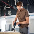 BOSCH - Perceuse-visseuse BOSCH GSR 18V-55 - 0615A5002P Professional sans fil 18 V - 55 Nm Brushless + 3x batterie ProCORE 4,0 Ah + chargeur + L case - vignette