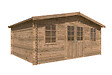 LASITAMAJA - Abri bois ISOLA 28mm - Surface HORS TOUT 20.36 m² - AUTOCLAVE - vignette