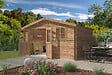 LASITAMAJA - Abri en bois Elma 28mm - Surface hors tout : 15.37m2 - vignette