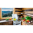 KEMPER - Réchaud gaz portable 4 feux 4650W Blanc laqué Couvercle KEMPER - vignette