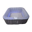 SUN SPA - Spa gonflable 4 places carré - Sunspa - Bandeau LED inclus - Dimensions : 155 x 155 cm - vignette